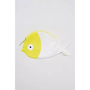SunnyLife geantă de plajă pentru copii Finn the Fish Neon Yellow culoarea galben imagine