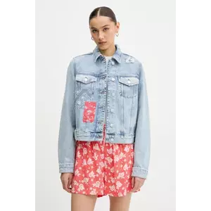 Tommy Jeans geacă din denim de tranzitie, DW0DW20116 imagine