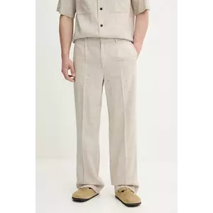 BARENA VENEZIA pantaloni Camicia Mola culoarea bej, drept, PAU5118.4150 imagine