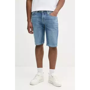 Pepe Jeans pantaloni scurți jeans SLIM GYMDIGO SHORT TRACK PM801075HV1 imagine