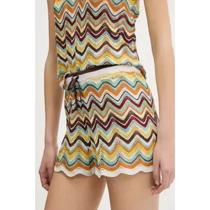 Superdry pantaloni scurți cu imprimeu, high waist, W7110444A-F4W imagine