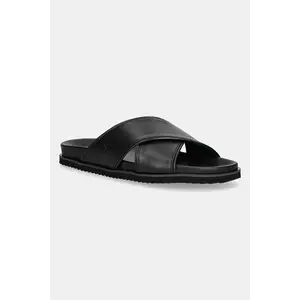 Hackett London papuci MIKONOS CROSSOVER culoarea negru, HMS21474 imagine