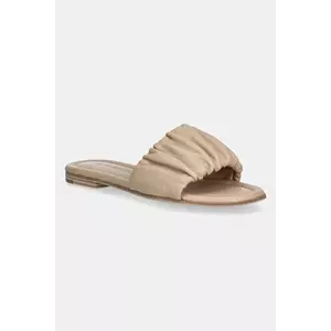 Kennel & Schmenger papuci de piele Carly culoarea bej, 51-96510 imagine