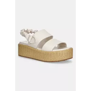 Blauer sandale OPAL culoarea bej, cu platforma, S5OPAL04 imagine