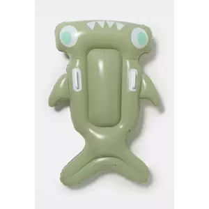 SunnyLife saltea gonflabilă de înot pentru copii Salty the Shark Khaki culoarea verde imagine