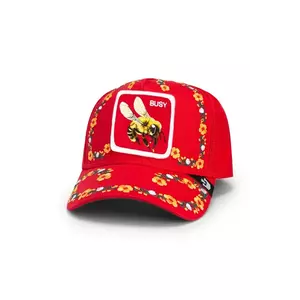 Goorin Bros șapcă Smell the Flowers culoarea rosu, cu imprimeu, 101-1922 imagine