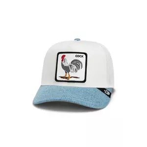 Goorin Bros șapcă Rooster Fan Institution Ball Club culoarea alb, cu imprimeu, 101-2113 imagine