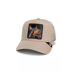 Goorin Bros șapcă The Doberman culoarea bej, cu imprimeu, 101-2122 imagine