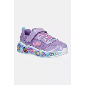 Skechers sneakers pentru copii PLAY SCENE culoarea violet, 303158N imagine