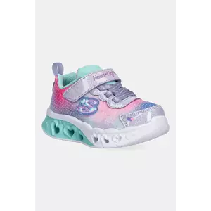 Skechers sneakers pentru copii FLUTTER HEART LIGHTS culoarea violet, 302315N imagine