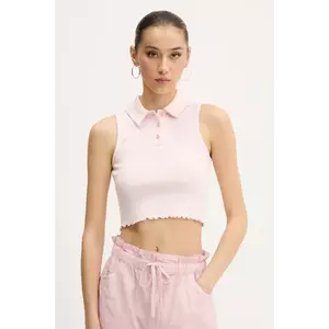 Tommy Jeans top culoarea roz, DW0DW20295 imagine