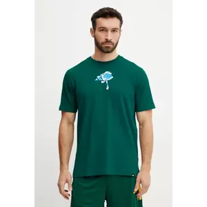 adidas tricou din bumbac culoarea verde, cu imprimeu, JI6753 imagine