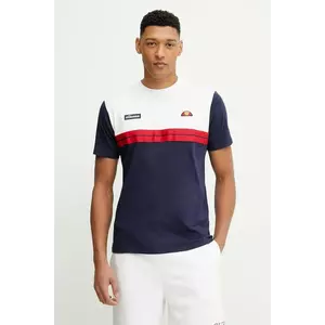 Ellesse tricou din bumbac Macchio culoarea alb, cu imprimeu, SHZ22108 imagine