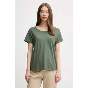 United Colors of Benetton tricou din bumbac culoarea verde, 3BVXD109F imagine