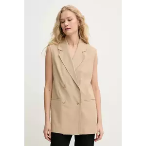 Mos Mosh vestă culoarea bej, cu doua randuri de nasturi, 169770 imagine