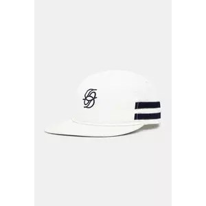 Drôle de Monsieur șapcă de baseball din bumbac La Casquette D Miroir culoarea alb, cu imprimeu, G-CP169-CO138-WT imagine