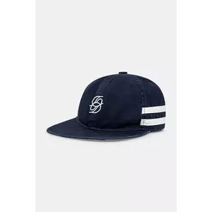 Drôle de Monsieur șapcă de baseball din bumbac La Casquette D Miroir culoarea albastru marin, cu imprimeu, G-CP169-CO138-DNY imagine