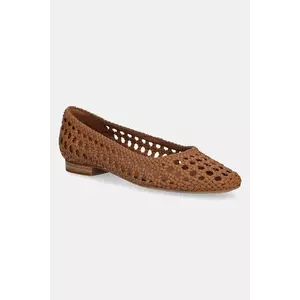 Toms balerini BROWN SUGAR WOVEN BASKET culoarea maro, 10022004 imagine