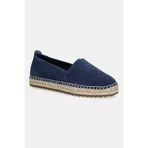 Marc O'Polo espadrile din nubuc GEM 6B culoarea bleumarin, 50315613801305 imagine