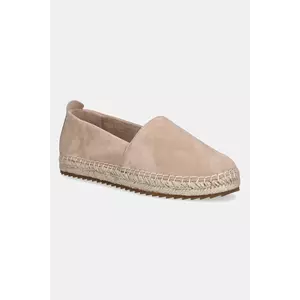 Marc O'Polo espadrile din nubuc GEM 6B culoarea bej, 50315613801305 imagine