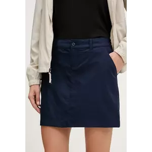 Columbia fustă sport Leslie Falls culoarea bleumarin, mini, drept, 2140391 imagine