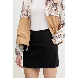 Columbia fustă sport Leslie Falls culoarea negru, mini, drept, 2140391 imagine