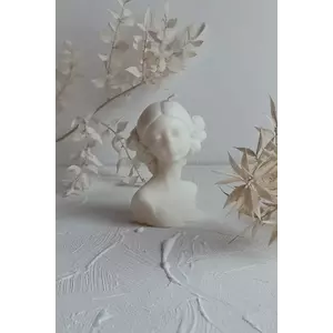 Temida lumânare decorativă She 120 g culoarea bej imagine