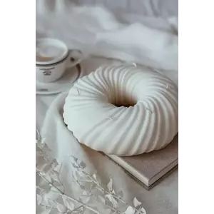 Temida lumânare decorativă Circle 1160 g culoarea bej imagine