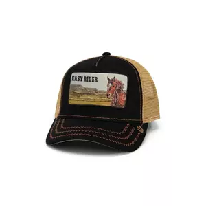 Goorin Bros șapcă Easy Rider culoarea negru, cu imprimeu, 101-2029 imagine