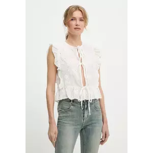 Answear Lab cămașă din bumbac femei, culoarea alb, regular imagine