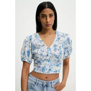 Answear Lab bluză femei, culoarea albastru, cu imprimeu imagine