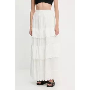 Answear Lab fustă culoarea alb, maxi, evazati imagine