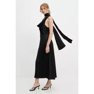 Answear Lab rochie culoarea negru, maxi, evazată imagine