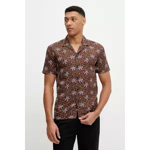 Picture cămașă Mareeba culoarea maro, regular, MTS1208 imagine