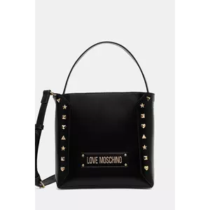 Love Moschino geantă culoarea negru, JC4270PP0MKH0000 imagine