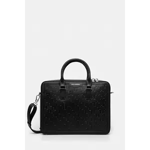 Karl Lagerfeld geantă laptop K/LOOM culoarea negru, A1M30068 imagine