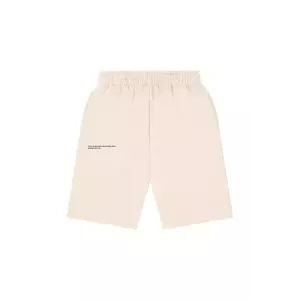 Pangaia pantaloni scurți KIDS' 365 MIDWEIGHT LONG SHORTS culoarea bej, talie reglabila, 10000425 imagine