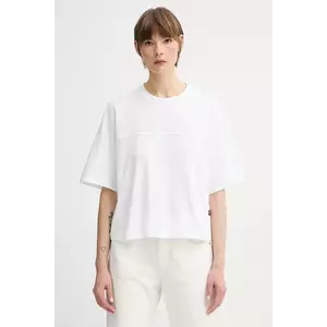 G-Star tricou din bumbac culoarea alb, D26134-336 imagine