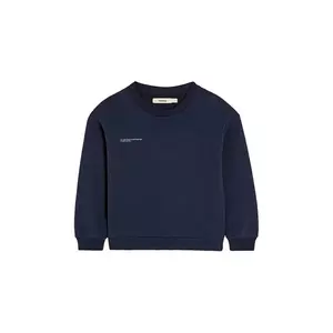 Pangaia bluză KIDS' 365 MIDWEIGHT SWEATSHIRT culoarea bleumarin, 10000279 imagine
