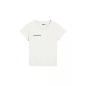 Pangaia tricou KIDS' 365 MIDWEIGHT T-SHIRT culoarea alb, cu imprimeu, 10000430 imagine