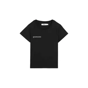 Pangaia tricou KIDS' 365 MIDWEIGHT T-SHIRT culoarea negru, cu imprimeu, 10000430 imagine