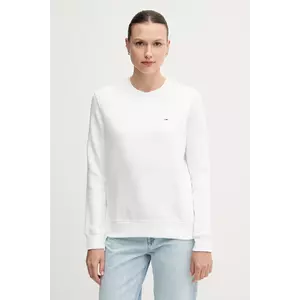 Tommy Jeans bluză culoarea alb, uni, DW0DW19959 imagine