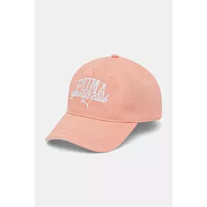 Puma șapcă culoarea roz, uni, 25989 imagine