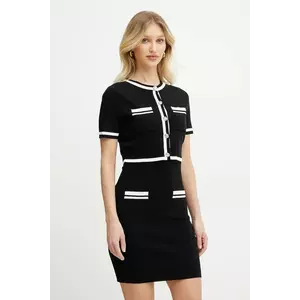 Morgan rochie RMBIBI culoarea negru, mini, mulată, RMBIBI imagine