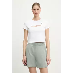 Puma tricou culoarea alb, 631164 imagine