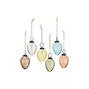 Madam Stoltz decorațiuni de crăciun Glasseastereggs 6-pack imagine