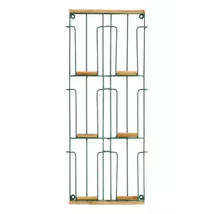 Madam Stoltz suport de perete pentru cărți poștale culoarea verde imagine