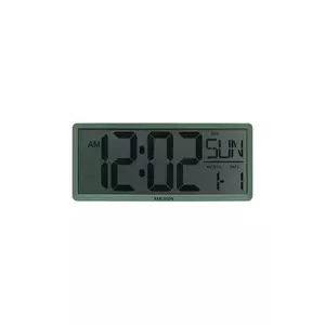 Karlsson ceas de perete Retro LCD culoarea verde imagine