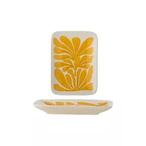 Bloomingville farfurie de servire Fauni culoarea galben imagine