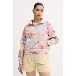 Picture hanorac de bumbac Quenda culoarea roz, cu imprimeu, WSW0364 imagine